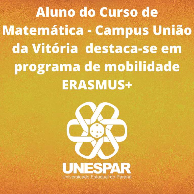 Aluno do Curso de Matemática - Campus União da Vitória destaca-se em programa de mobilidade ERASMUS+.png