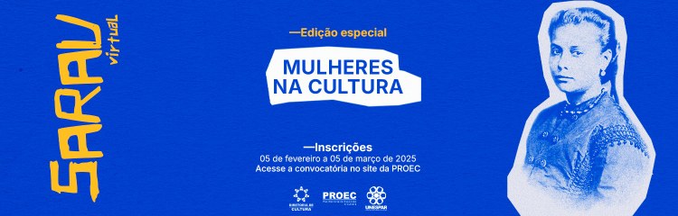 Unespar abre inscrições para a 2ª edição do Sarau Virtual dedicado às mulheres