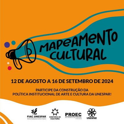 O mapeamento cultural é uma oportunidade para que todos os membros da comunidade acadêmica possam contribuir ativamente para a definição das políticas de arte e cultura da universidade