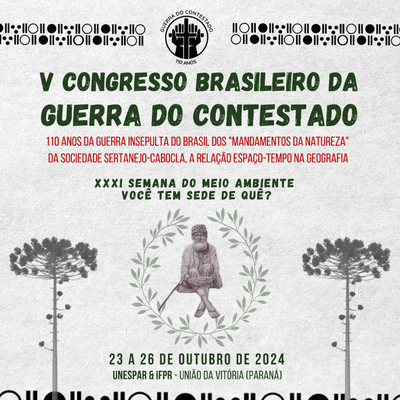 O Colegiado de Geografia do campus de União da Vitória organiza o evento junto com outras instituições. O congresso será realizado entre 23 e 26 de outubro